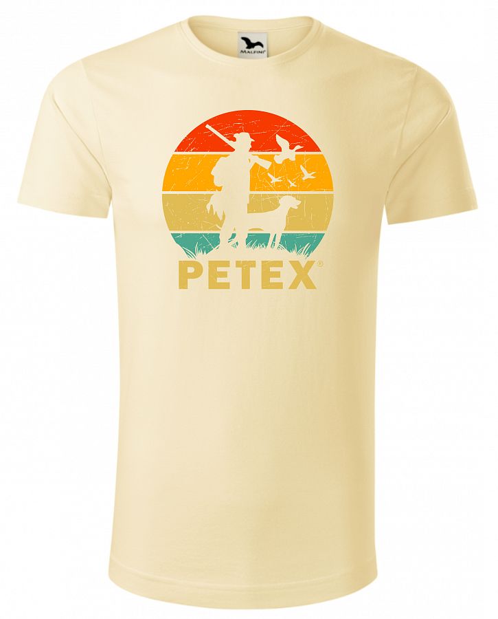 Pánské myslivecké tričko se psem PXT CREATIVE 171 mandlová vel. XXL - Obrázek Pánské myslivecké tričko se psem PXT CREATIVE 171 mandlová vel. XXL - Obrázek